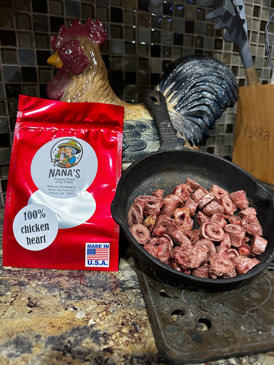 FREEZE DRIED CHICKEN HEARTS